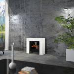 Schwarze muenkel design Elektrokamine & Elektrische Kaminfeuer aus Glas smart home 
