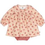 Peachfarbene Müsli Bio Nachhaltige Kinderbodykleider aus Baumwolle für Babys Größe 92 