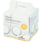 Weiße Birkmann Runde Papierbackformen aus Papier lebensmittelecht 100-teilig 