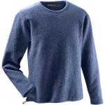Blaue Mufflon Herrenhoodies & Herrenkapuzenpullover aus Wolle Größe XL 