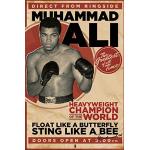 Bunte Vintage Muhammad Ali XXL Poster & Riesenposter 