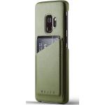 Grüne Elegante Mujjo Samsung Galaxy Hüllen Art: Geldbörsen aus Veloursleder 