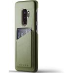 Mujjo Leather Wallet Case Galaxy S9 Plus grün - MUJJO-CS-101-OL