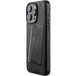 Schwarze Mujjo iPhone 15 Pro Max Hüllen aus Leder 
