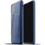 Blaue Mujjo iPhone 11 Pro Max Hüllen aus Leder 