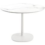 Weiße Moderne Kartell Runde Runde Tische aus Stein Höhe 50-100cm, Tiefe 50-100cm 