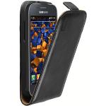 Reduzierte Schwarze mumbi Samsung Galaxy Ace Cases Art: Geldbörsen mit Bildern aus Glattleder 