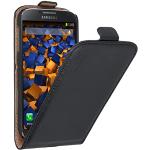 Reduzierte Schwarze mumbi Samsung Galaxy S4 Cases Art: Geldbörsen mit Bildern aus Glattleder 