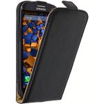 Schwarze mumbi Samsung Galaxy S3 Neo Cases Art: Geldbörsen mit Bildern aus Glattleder 