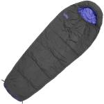 Mumienschlafsack Blau Schwarz Junior Verstellbar Größe 190 cm mit Rucksack Packsack Schlafsack