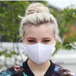 Mund-Nasen-Maske mit zertifiziertem SILVERPLUS® Material, weiß