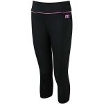 Musclepharm Sportswear - Women's Clothing - Womens Capri Pant Black-Hot Pink