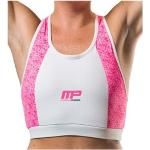 Musclepharm Sportswear Womens Matrix Top Crop Top Pink White (MPLTOP516) XS -