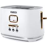 Weiße Moderne muse electronics Toaster aus Edelstahl mit 4 Scheiben 