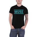 Muse T Shirt Weiß Band Logo Nue offiziell Herren