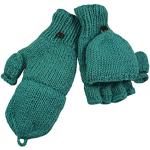 Türkise Gefütterte Handschuhe Handwäsche für Damen Größe L für den für den Winter 