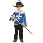 Silberne Buttinette Musketier-Kostüme aus Spitze für Kinder Größe 122 