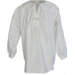 Weiße Unifarbene Hemad.de Musketier-Kostüme aus Baumwolle für Herren Größe 3 XL 