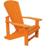 Orange Adirondack Chairs aus Polyrattan 