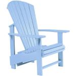 Himmelblaue Adirondack Chairs aus Polyrattan 