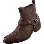 Braune Cowboy-Boots & Cowboystiefeletten für Herren Größe 48 