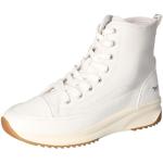 Weiße Mustang Nachhaltige High Top Sneaker & Sneaker Boots aus Textil für Damen Größe 40 
