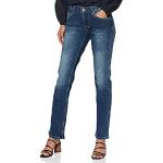 Reduzierte Blaue Mustang Sissy Nachhaltige Straight Leg Jeans aus Denim für Damen Weite 30 