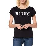 Reduzierte Schwarze Mustang Nachhaltige T-Shirts aus Baumwolle für Damen Größe XS 