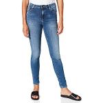 Blaue Mustang Nachhaltige Slim Fit Jeans aus Baumwollmischung für Damen Weite 28 