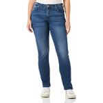 Reduzierte Blaue Mustang Sissy Nachhaltige Slim Fit Jeans aus Denim für Damen Weite 32 