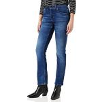 Blaue Mustang Sissy Nachhaltige Straight Leg Jeans aus Denim für Damen Weite 34 
