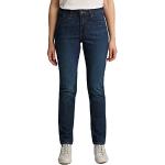 Blaue Mustang Sissy Nachhaltige Slim Fit Jeans mit Reißverschluss aus Baumwollmischung für Damen Weite 29 