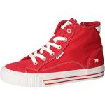Rote Mustang Nachhaltige High Top Sneaker & Sneaker Boots aus Canvas 