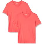 Reduzierte Rosa Mustang Nachhaltige V-Ausschnitt T-Shirts für Herren Größe 4 XL Große Größen 2-teilig 