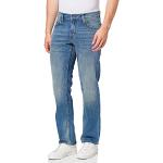 Blaue Mustang Big Sur Nachhaltige Straight Leg Jeans aus Denim für Herren Größe M Weite 36 