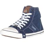 Mustang Herren Canvas High Top Sneaker Blau, Schuhgröße:EUR 48