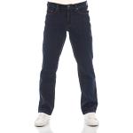Reduzierte Blaue Mustang Big Sur Nachhaltige 5-Pocket Jeans mit Reißverschluss aus Baumwollmischung für Herren Weite 33 