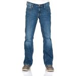 Reduzierte Blaue Mustang Oregon Nachhaltige 5-Pocket Jeans aus Denim für Herren Größe L Weite 36 