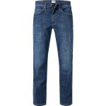 Blaue Bestickte Mustang Tramper Nachhaltige Jeans mit Stickerei aus Baumwollmischung für Herren Weite 44, Länge 30 