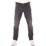 Reduzierte Schwarze Mustang Oregon Nachhaltige Tapered Jeans aus Baumwolle für Herren 