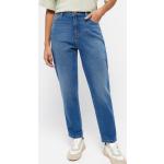 Blaue Mustang Nachhaltige Tapered Jeans aus Baumwolle für Damen Größe XS Weite 29, Länge 32 