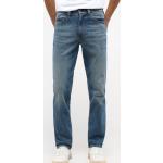 Blaue Unifarbene Mustang Nachhaltige Slim Fit Jeans aus Denim für Herren Weite 30, Länge 30 