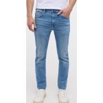Reduzierte Blaue Unifarbene Mustang Nachhaltige Slim Fit Jeans aus Baumwollmischung für Herren Weite 29, Länge 30 