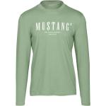 Grüne Langärmelige Mustang Nachhaltige Herrenlongsleeves & Herrenlangarmshirts Größe XL 
