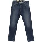 Blaue Mustang Oregon Nachhaltige Tapered Jeans mit Reißverschluss aus Baumwollmischung für Herren Größe XXL 