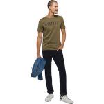 Olivgrüne Mustang Nachhaltige T-Shirts aus Baumwolle für Herren 