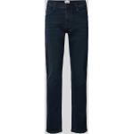 Dunkelblaue Mustang Oregon Nachhaltige Slim Fit Jeans aus Baumwollmischung für Herren Weite 33, Länge 32 