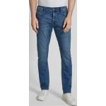 Blaue Mustang Oregon Nachhaltige Slim Fit Jeans aus Baumwollmischung für Herren Weite 34, Länge 32 
