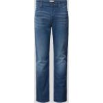 Blaue Mustang Nachhaltige Slim Fit Jeans aus Baumwollmischung für Herren Weite 33, Länge 30 