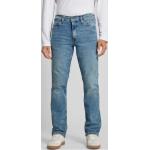 Blaue Mustang Tramper Nachhaltige Straight Leg Jeans aus Baumwollmischung für Herren Weite 34, Länge 32 